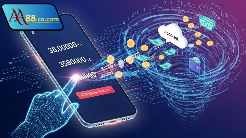 Rút tiền AA88 – Hướng dẫn chi tiết để nạp tiền nhanh chóng 2 Quy trình rút tiền AA88